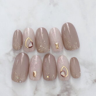 楽天市場 ネイルチップ つけ爪 デザイン かわいい ショート ロング シンプル 冬ネイル Nail プレゼント 短い爪 小さい爪 大きい爪 ベリーショート ちび爪 ピンク系 くすみネイル 付け爪 ジェルネイル 1604 モカベージュマーブルゴールドドロップ B J すみれいろネイル