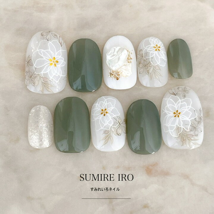 楽天市場】ネイルチップ つけ爪 ブライダルネイル ショート ロング  