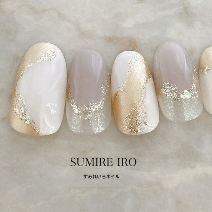 楽天市場】ネイルチップ つけ爪 ブライダルネイル ショート ロング  