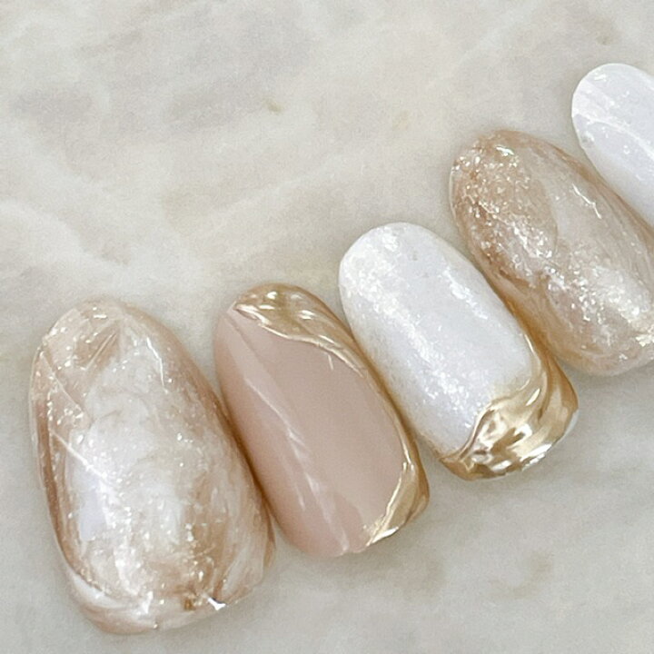 楽天市場】ネイルチップ つけ爪 ブライダルネイル ショート ロング  