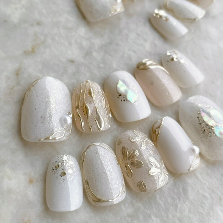 楽天市場】ネイルチップ♪サイズオーダーネイルチップ♪アートネイル  