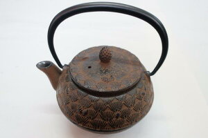 OIGEN 南部鉄器 急須 まろみ松葉 0.35L