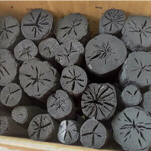 しらおい木炭2kg(ナラ)丸炭・約6cm国産北海道産