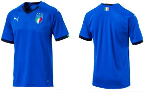 プーマ　2017-18 puma-75281-01　イタリア　FIGC ITALIA ホーム レプリカ ゲーム　シャツ　半袖