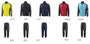 アンブロ 2019FW  UUJOJF32-UUJOJG31 TR 裏起毛 サーモ ハーフ ジップ トップ・パンツ 上下 セット