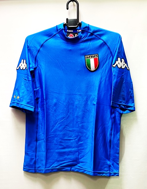 カッパ 2000-01 KF2378 華麗 ITB イタリア ホーム 高価値セリー ゲーム レプリカ 半袖 シャツ