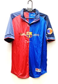ナイキ　FCB　バルセロナ　センテニアル　100周年　1999　半袖　レプリカ　ゲームシャツ