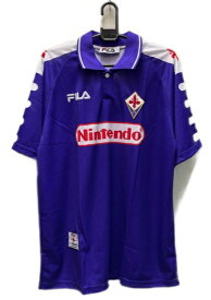 フィラ　1998-99　fila-14iay1010-91　 フィオレンティーナ　レプリカ　ホーム　ゲーム　シャツ　半袖