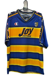 チャンピオン　2001-02　champion-251670　パルマ　ホーム　レプリカ　ゲームシャツ　半袖