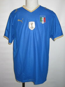 プーマ　2008-10　puma-73916W--01　イタリア　ホーム　半袖　レプリカ　ゲーム　シャツ　半袖