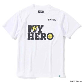 スポルディング SJT23061M ジュニアTシャツ MTV マイヒーロー ホワイト(WH)