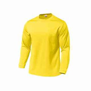 ウンドウ WUN-P350J-0021 0021 ドライライト長袖Tシャツ (0021)イエロー ジュニア