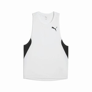 v[} PMJ-528190-02 02 M CROSS THE LINE SINGLET 3.0 (02)PUMA White YEjZbNX