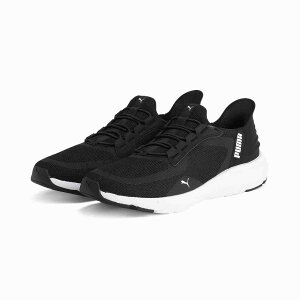 v[} PMJ-311996-01 01 SOFTRIDE tbNX [X EASE IN ALT Ch (01)PUMA Black-PUMA White YEjZbNX