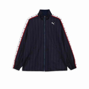 �v�[�} PMJ-527754-06 06 SHADOW STRIPE �j�b�g�W���P�b�g (06)New Navy-PUMA White �����Y�E���j�Z�b�N�X