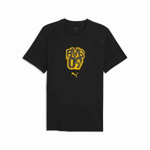 �v�[�} PMJ-784586-01 01 BVB FtblCulture Tee (01)PUMA Black-Faster Yellow �����Y�E���j�Z�b�N�X