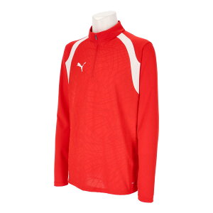 �v�[�} PMJ-660973-01 01 teamFINAL26 Training 1/4 Zip Top (01)PUMA Red-PUMA White-PUMA White �����Y�E���j�Z�b�N�X