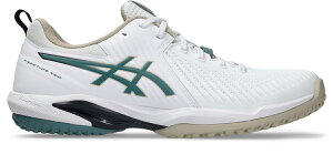 �A�V�b�N�X asics 1043A027 PRESTIGE NEO OC(�I���j�E�N���[) WHITE/FOGGY TEAL �V���[�Y(���j)