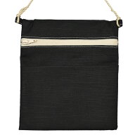 ＜メール便対象＞お祭り用品　お祭りポシェット（ポーチ）ツムギクロス　黒　[ お祭り用品 お祭り衣装 お…