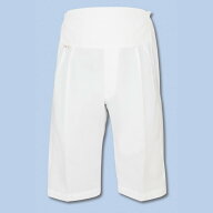 ＜送料無料＞お祭り用品　東京江戸一　ダボゴムズボン七分丈　綿晒（白）　小・中・大　[ 祭り 衣装 祭り…