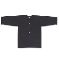＜送料無料＞お祭り用品　東京江戸一　ダボシャツ　無地染（黒）　特大・特大細・大丈長　[ 祭り 衣装 祭…