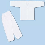 ＜送料無料＞　お祭り用品　東京江戸一　ダボゴム上下T/Cセット【白】　小・中・大　[ 祭り 衣装 祭り衣…