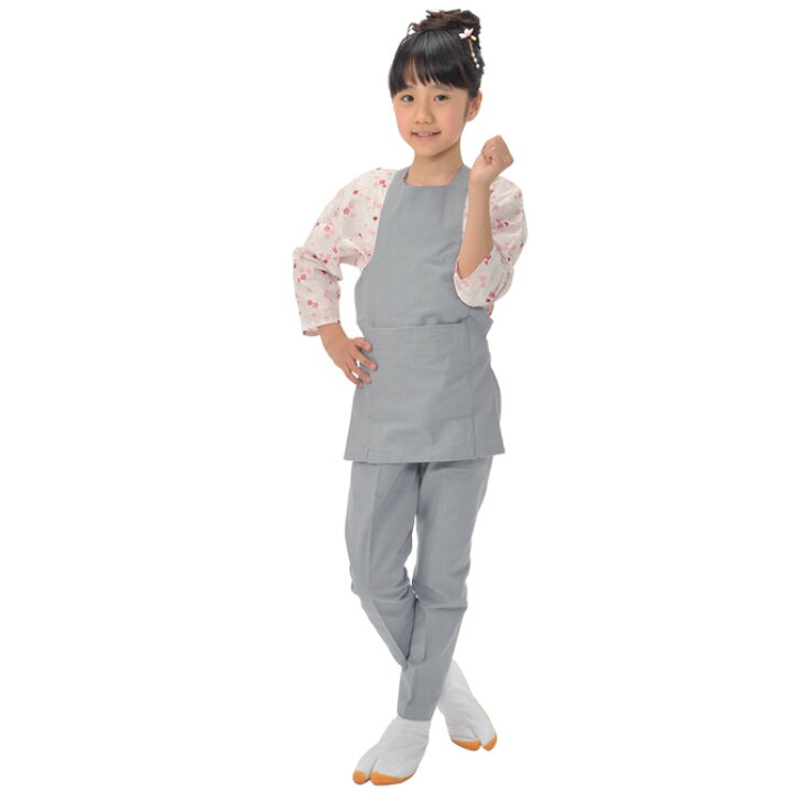 楽天市場】お祭り用品 子供用 グレー 腹掛・ゴム股引セット 7号 : 祭 