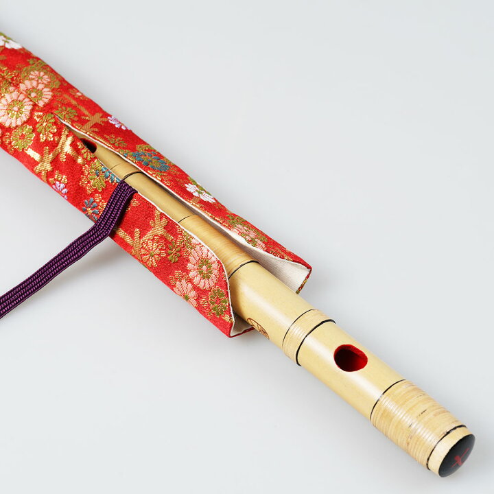 楽天市場】＜メール便対象＞ 和楽器用品 篠笛用袋 【赤系】 [ 篠笛袋 
