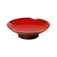 8寸朱盃（さかずき）朱天金　直径：約23．5cm　　[ お祭り用品 酒盃 大杯 朱杯 結婚式 結納 プレゼント …