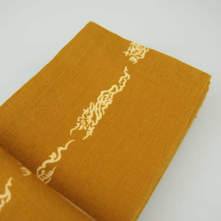 楽天市場】源氏染角帯（幅：約8cm） 柄：龍（竜） 金茶 [ お祭り 