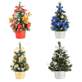 ミニクリスマスツリー卓上20cm-40cmデコレーションツリーミニツリークリスマス飾りオーナメントおしゃれキラキラプレゼント簡単な組立品