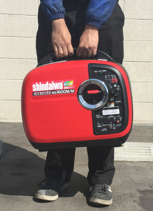 楽天市場】残り3台 新ダイワ 防音型インバーター発電機 1.6kVA 
