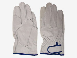 皮手袋(牛クレスト)マジックテープ付【牛美人110W】