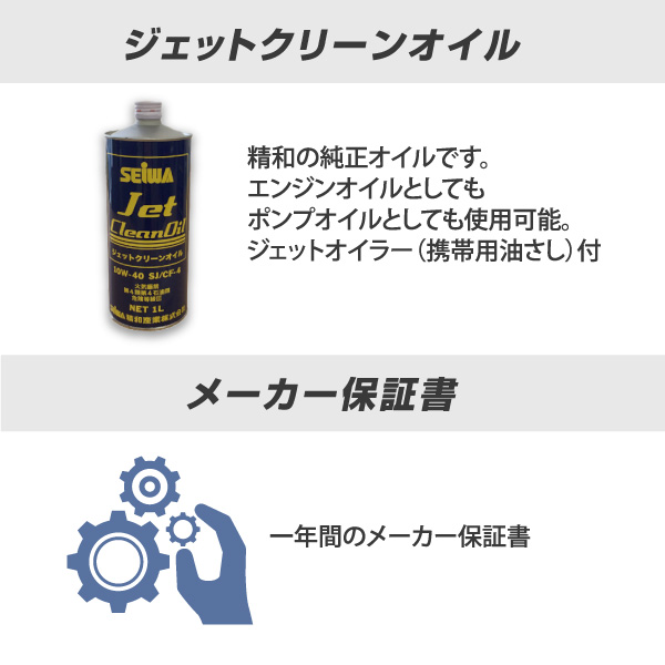 【楽天市場】精和産業エンジン式高圧洗浄機 カート型【JC 