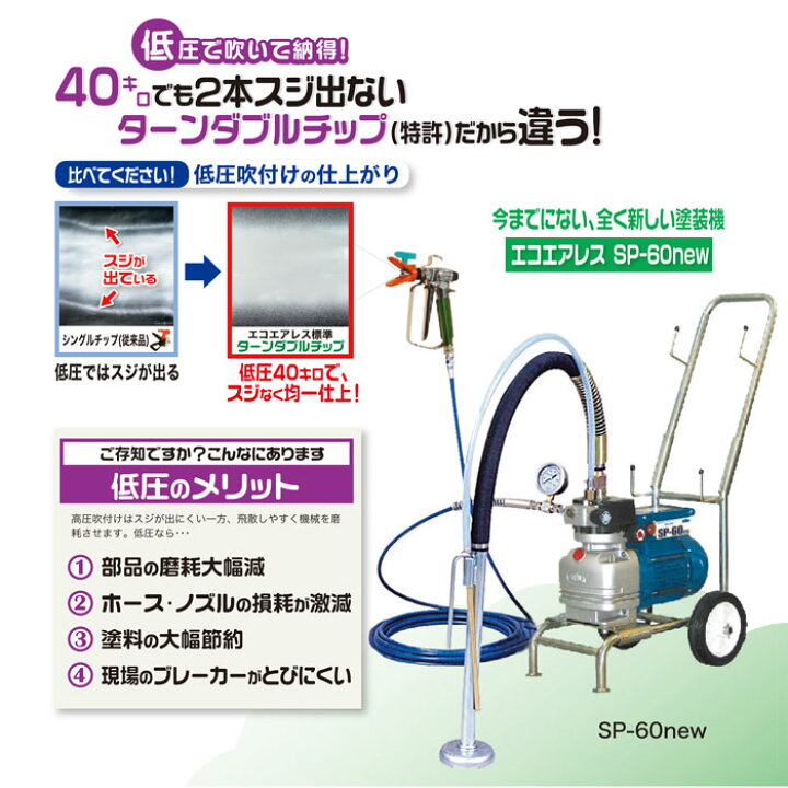 楽天市場】◇最安値に挑戦中◇ 精和産業(セイワ) 塗装機 電動エアレス 
