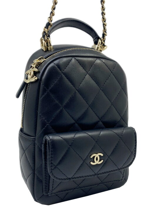 楽天市場】【未使用品】CHANEL シャネル バックパック マトラッセ ミニ 