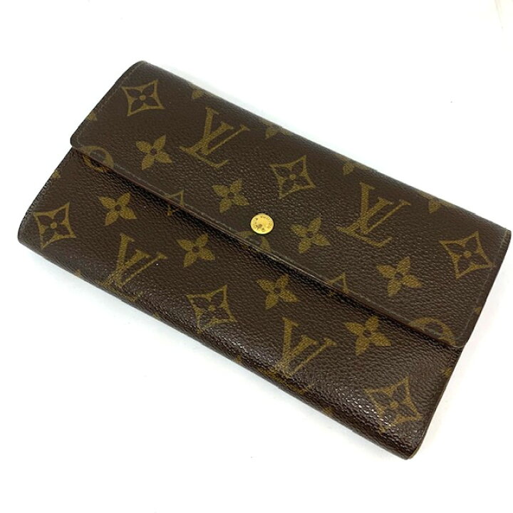 楽天市場】【中古】LOUIS VUITTON ルイヴィトン 二つ折り長財布  