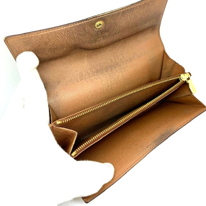 楽天市場】【中古】LOUIS VUITTON ルイヴィトン 二つ折り長財布  