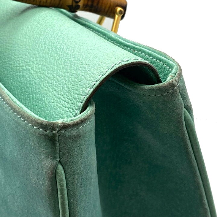 楽天市場】【中古】GUCCI グッチ バンブー トートバッグ スエード 