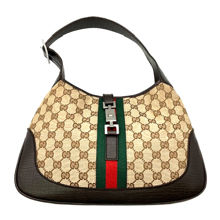 楽天市場】【中古】GUCCI グッチ ジャッキーショルダー GGキャンバス 