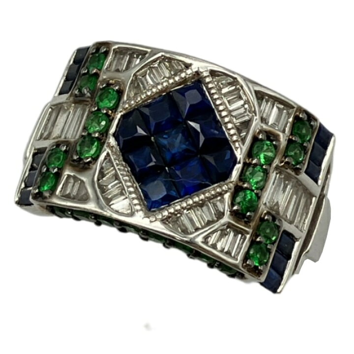 楽天市場】【中古】K18WG リング S 1.20ct G 0.45ct D 0.30ct 指輪  