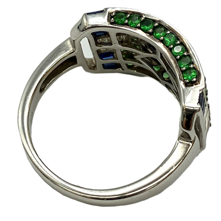 楽天市場】【中古】K18WG リング S 1.20ct G 0.45ct D 0.30ct 指輪  