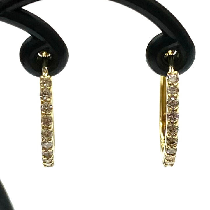 楽天市場】【中古】JEWELRY ジュエリー K18YG フープピアス D0 