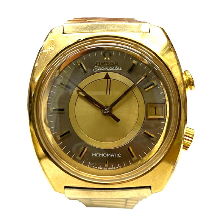 楽天市場】【中古】OMEGA オメガ シーマスター メモマチック SS 