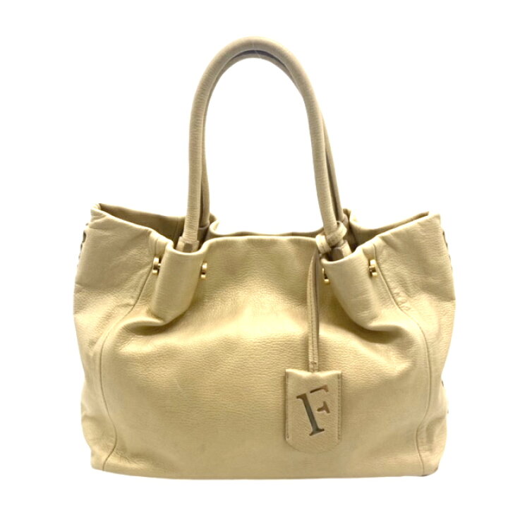 楽天市場】【中古】FURLA フルラ トートバッグ レザー ゴールド 