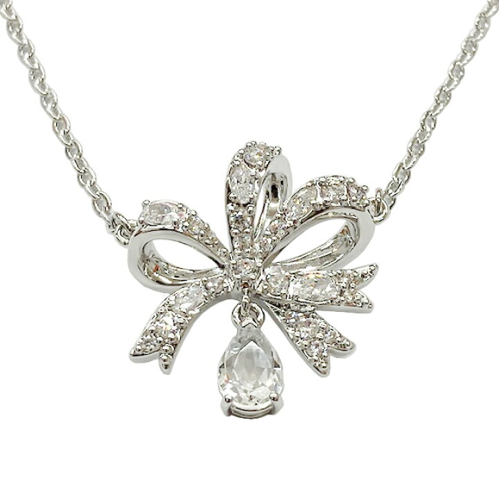 楽天市場】【中古】SWAROVSKI スワロフスキー ネックレス Volta リボン 