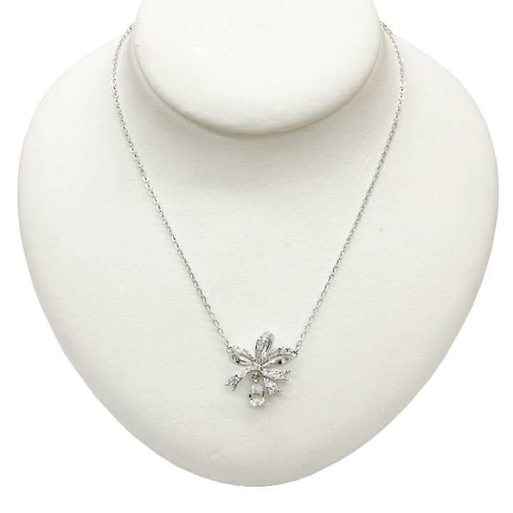 楽天市場】【中古】SWAROVSKI スワロフスキー ネックレス Volta リボン 