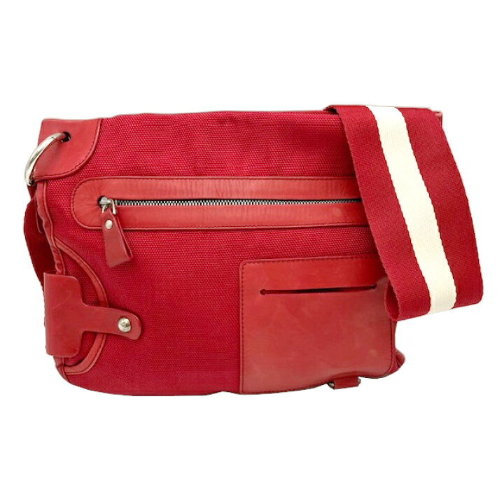 楽天市場】【中古】BALLY バリー ショルダーバッグ ナイロンキャンバス  