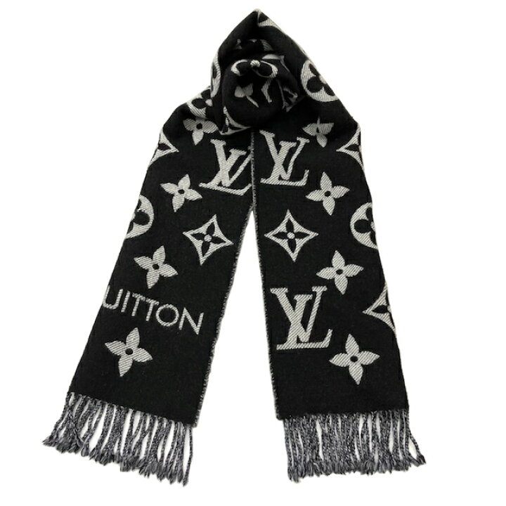 楽天市場】【中古】LOUIS VUITTON ルイヴィトン マフラー・LV  