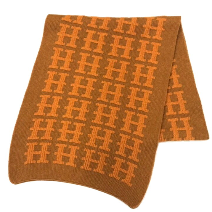 楽天市場】【中古】HERMES エルメス マフラー 大判ストール ショール H 